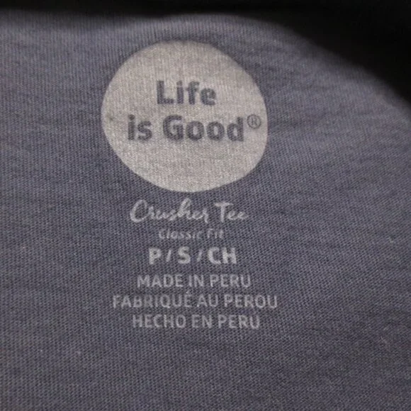 Life Is Good Women's Long Sleeve Tees - Navy and Blue - Picture 6 of 11
